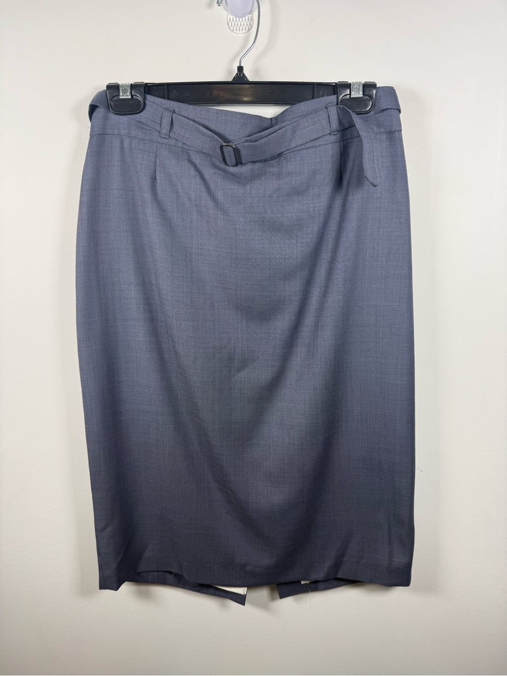JUDITH & CHARLES | Belted 100% Wool Pencil Skirt Size 8